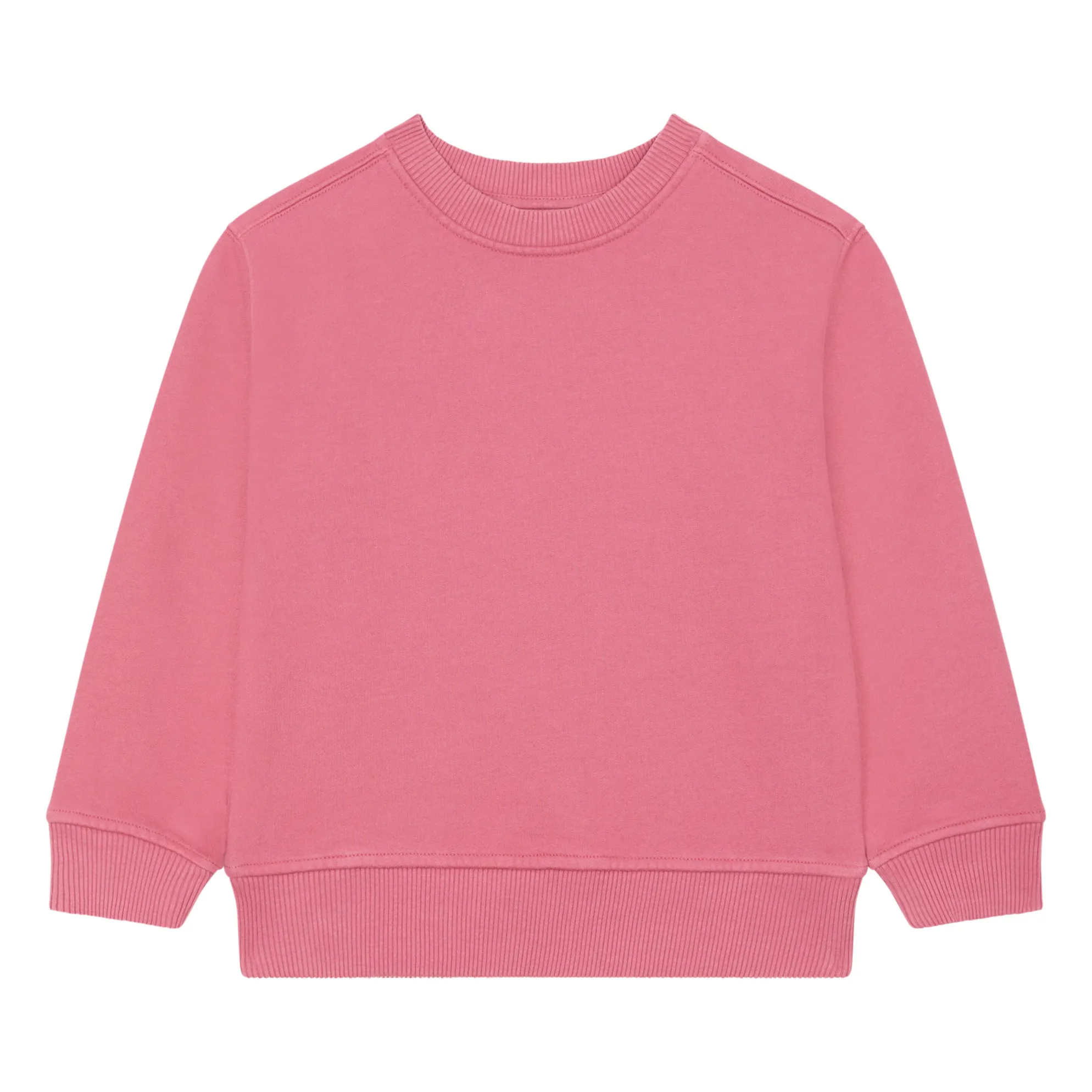 Sweat Crewneck Garçon Molleton Bio | Vieux Rose- Image produit n°0