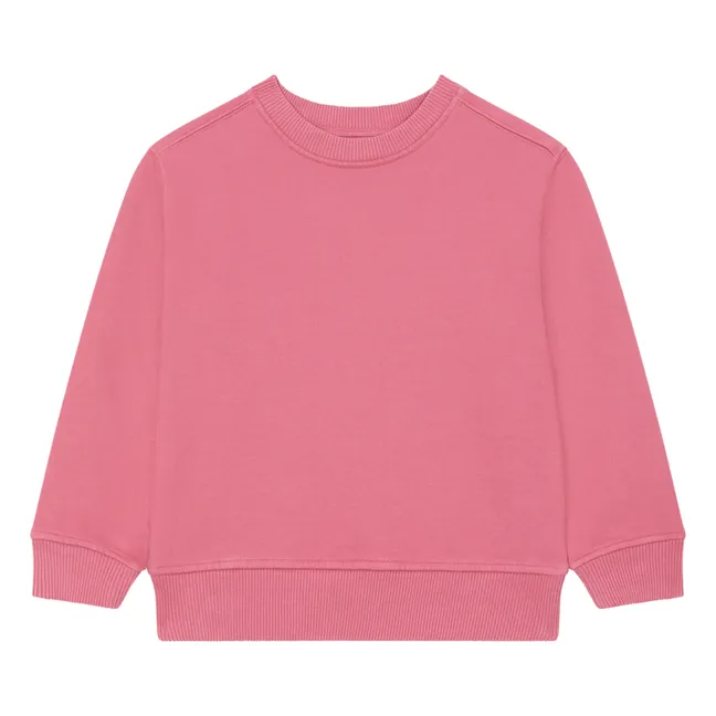 Sudadera Creneck de moletón ecológico | Rosa Viejo