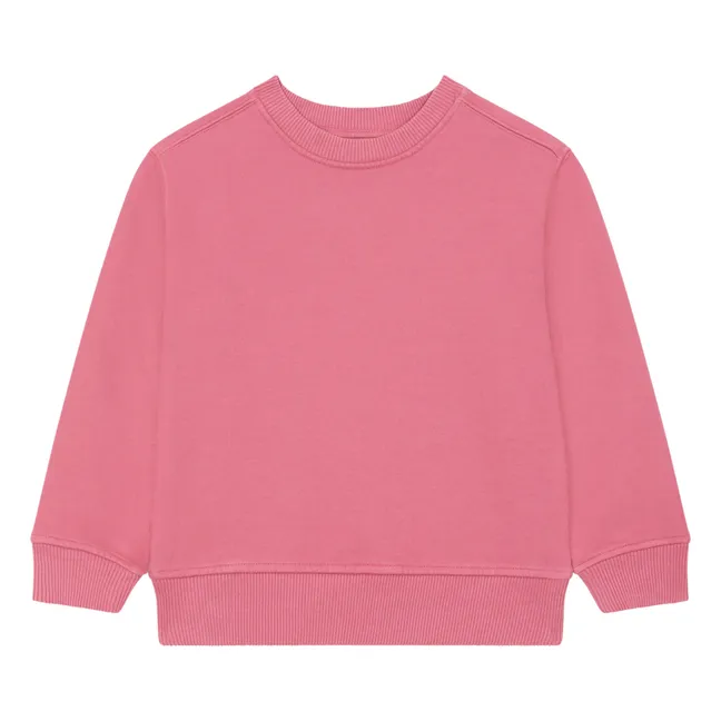 Sweat Crewneck Garçon Molleton Bio | Vieux Rose