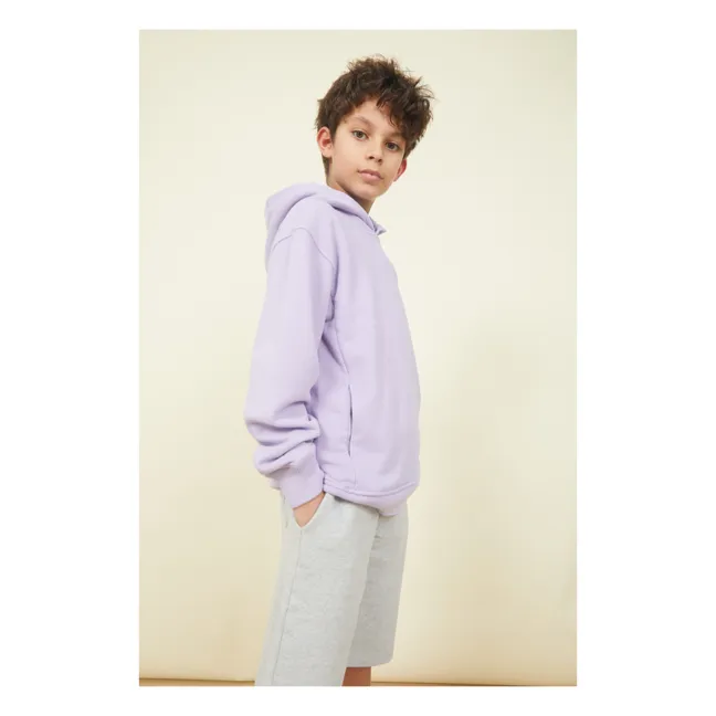 Boy's Organic Cotton Hoodie | Lilac