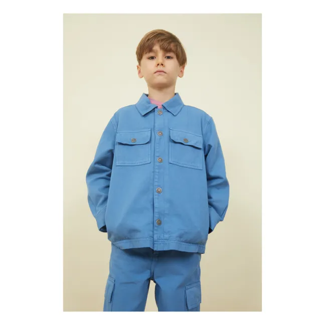 Camicia in denim | Blu acqua