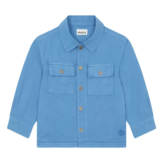 Camicia in denim | Blu acqua