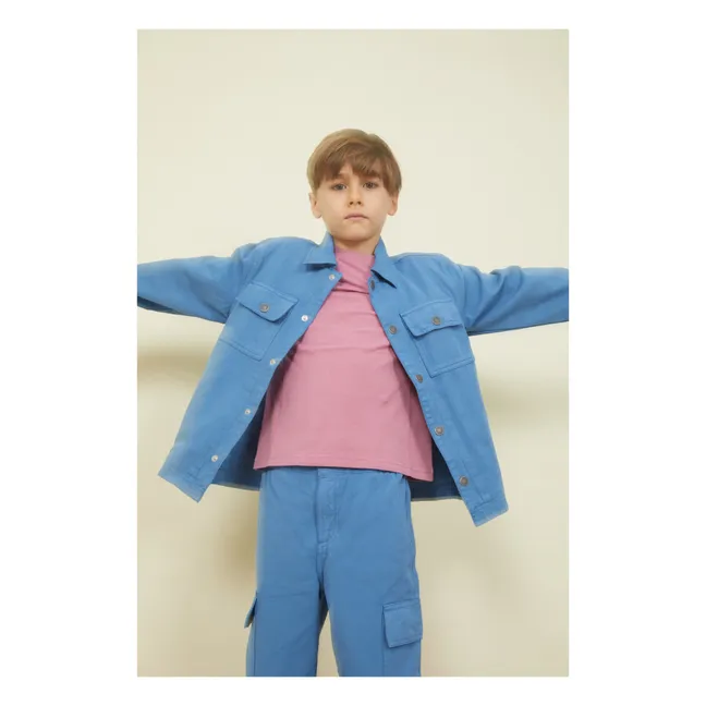 Camicia in denim | Blu acqua