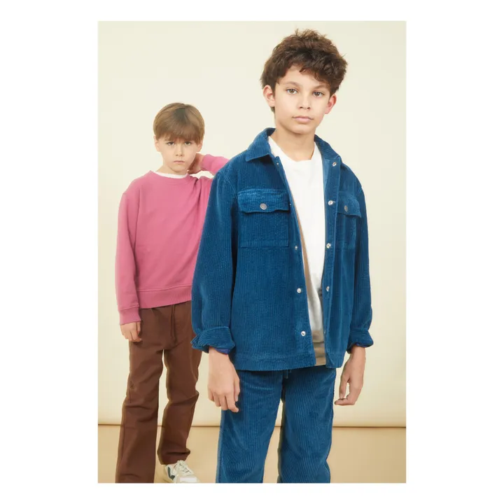 Pantalón vaquero con cintura elástica | Marrón- Imagen del producto n°1