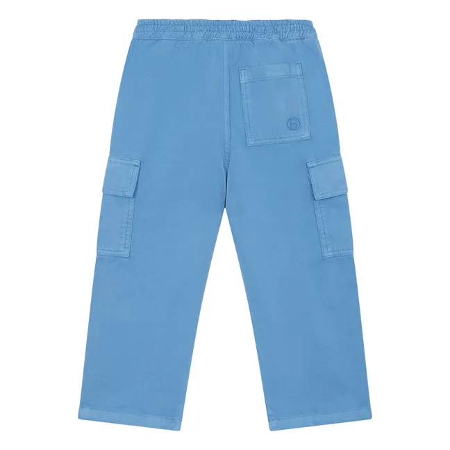 Pantalon Cargo Garçon Denim | Bleu azur