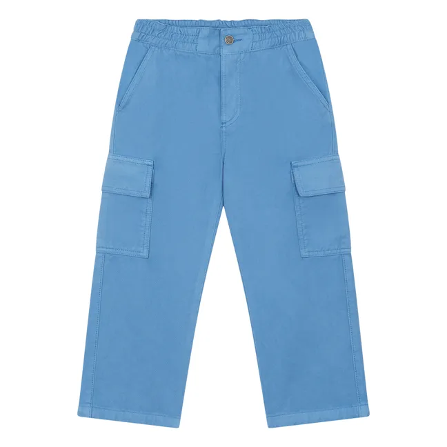 Pantalones cargo vaqueros | Azul Mar