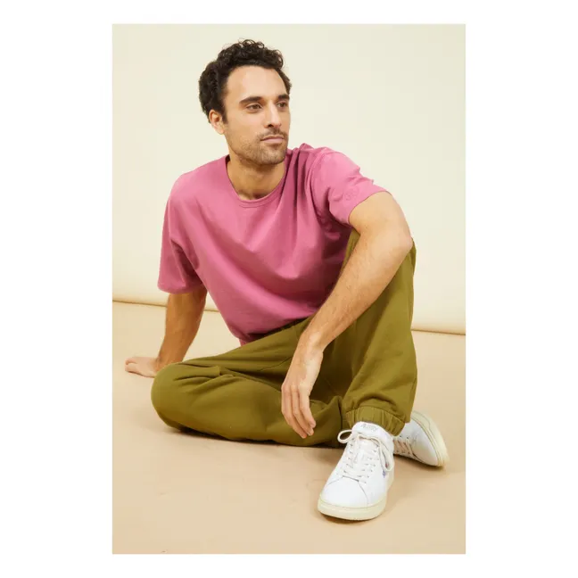 Oversize Organic Cotton T-shirt | Dusty Pink