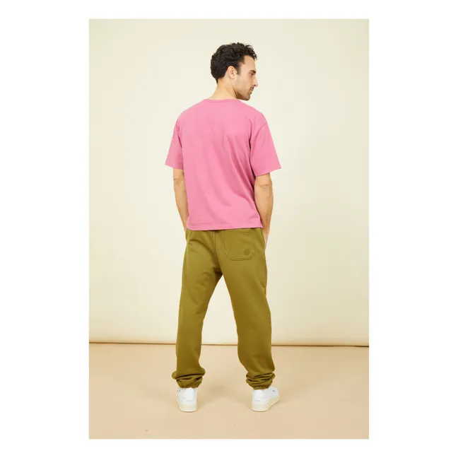 Oversize Organic Cotton T-shirt | Dusty Pink