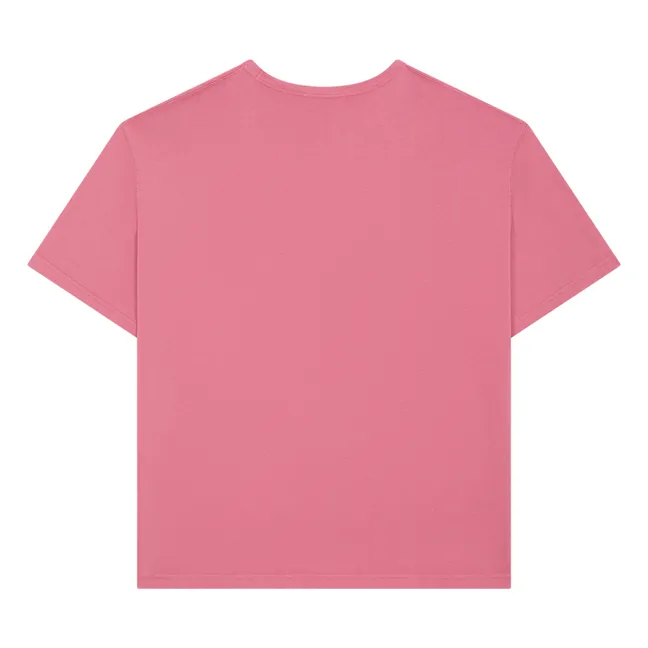 Oversize Organic Cotton T-shirt | Dusty Pink