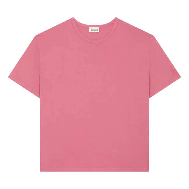 Oversize Organic Cotton T-shirt | Dusty Pink