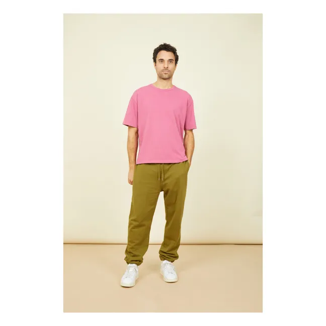 Oversize Organic Cotton T-shirt | Dusty Pink