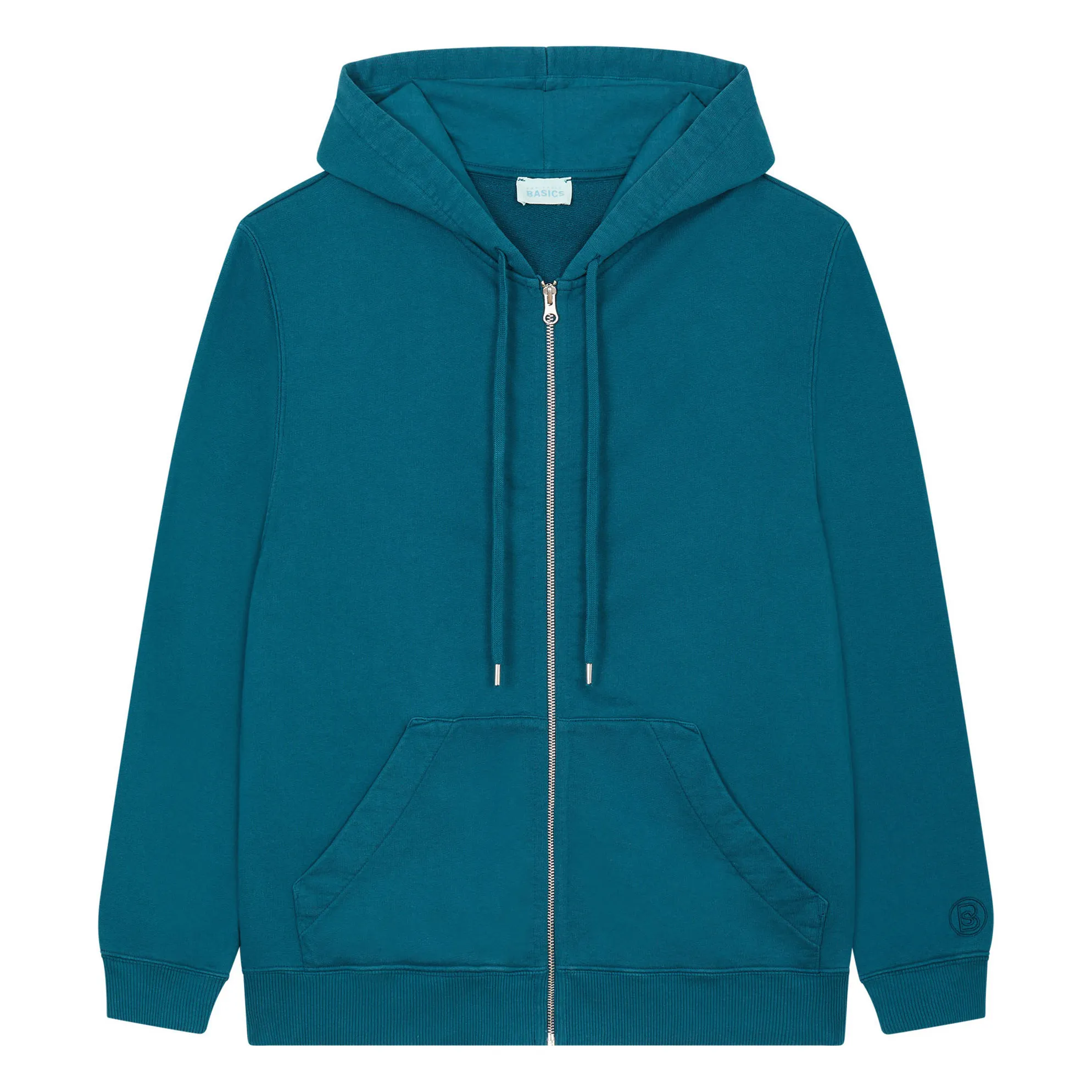 SMALLABLE BASICS Sweat A Capuche Zippé Homme Coton Bio Vert