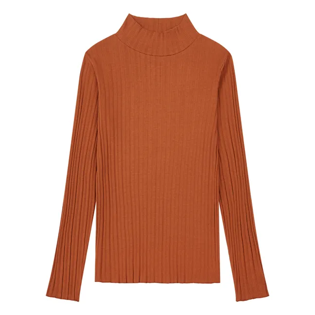 Women's Organic Cotton Ribbed Sweater | Hazel