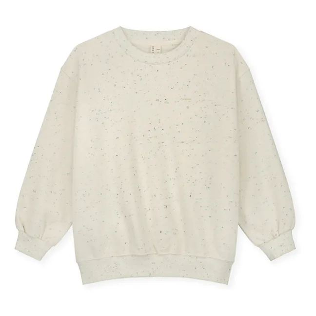 Organic cotton sweatshirt | Ecru