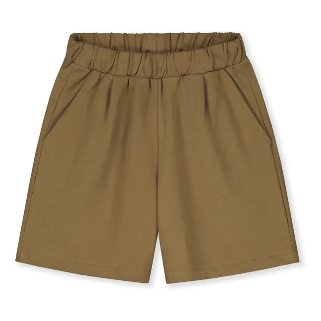 Bermuda-Shorts aus Bio-Baumwolle | Braun