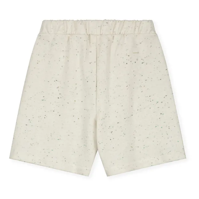 Organic cotton Bermuda shorts | Ecru