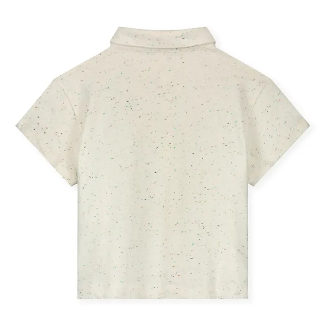 Camicia in cotone biologico Sprinkles | Ecru