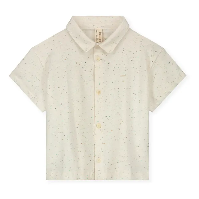 Camicia in cotone biologico Sprinkles | Ecru