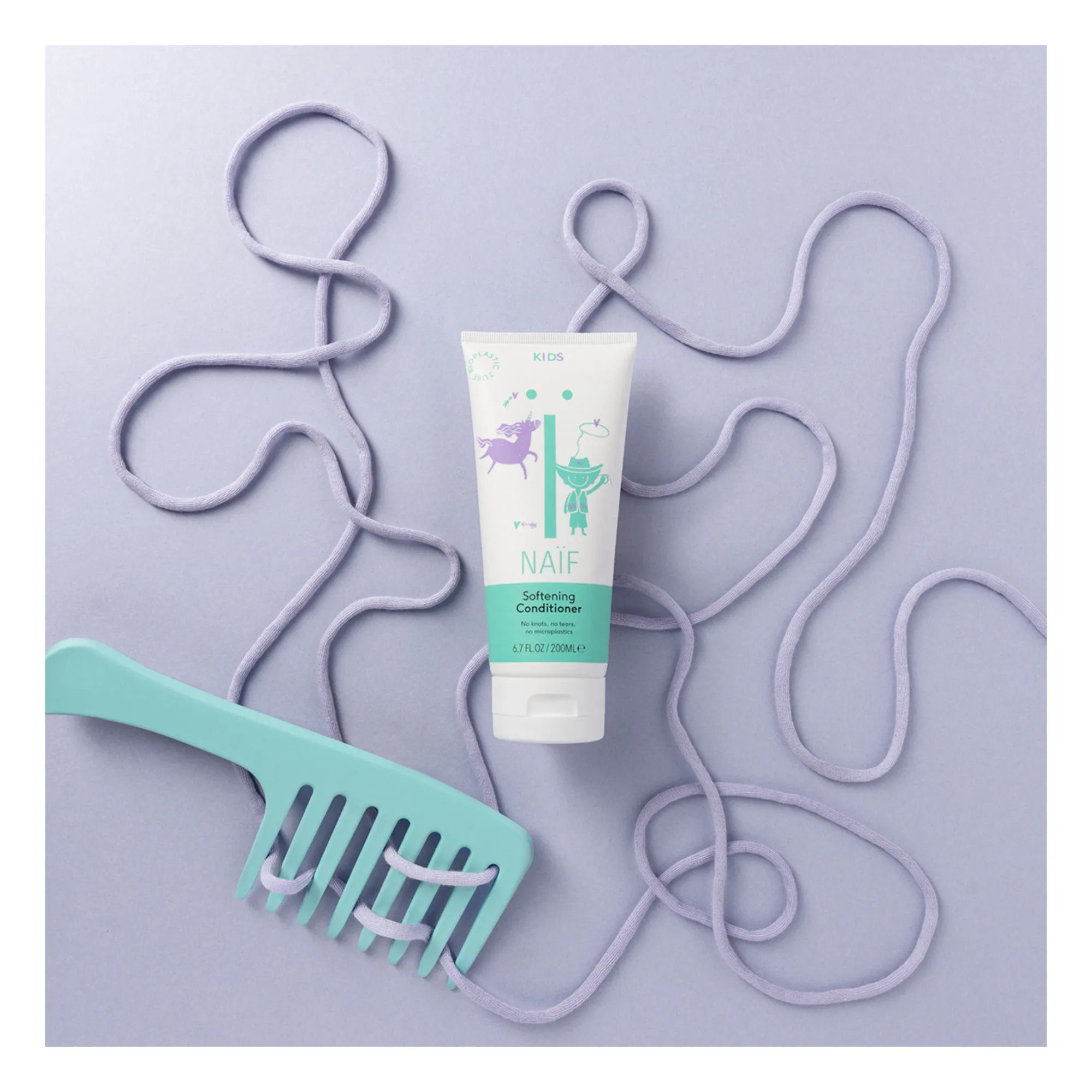 Naïf Natural Skincare - Après-shampoing enfant - 200 ml (Naïf Natural Skincare) - Image 1