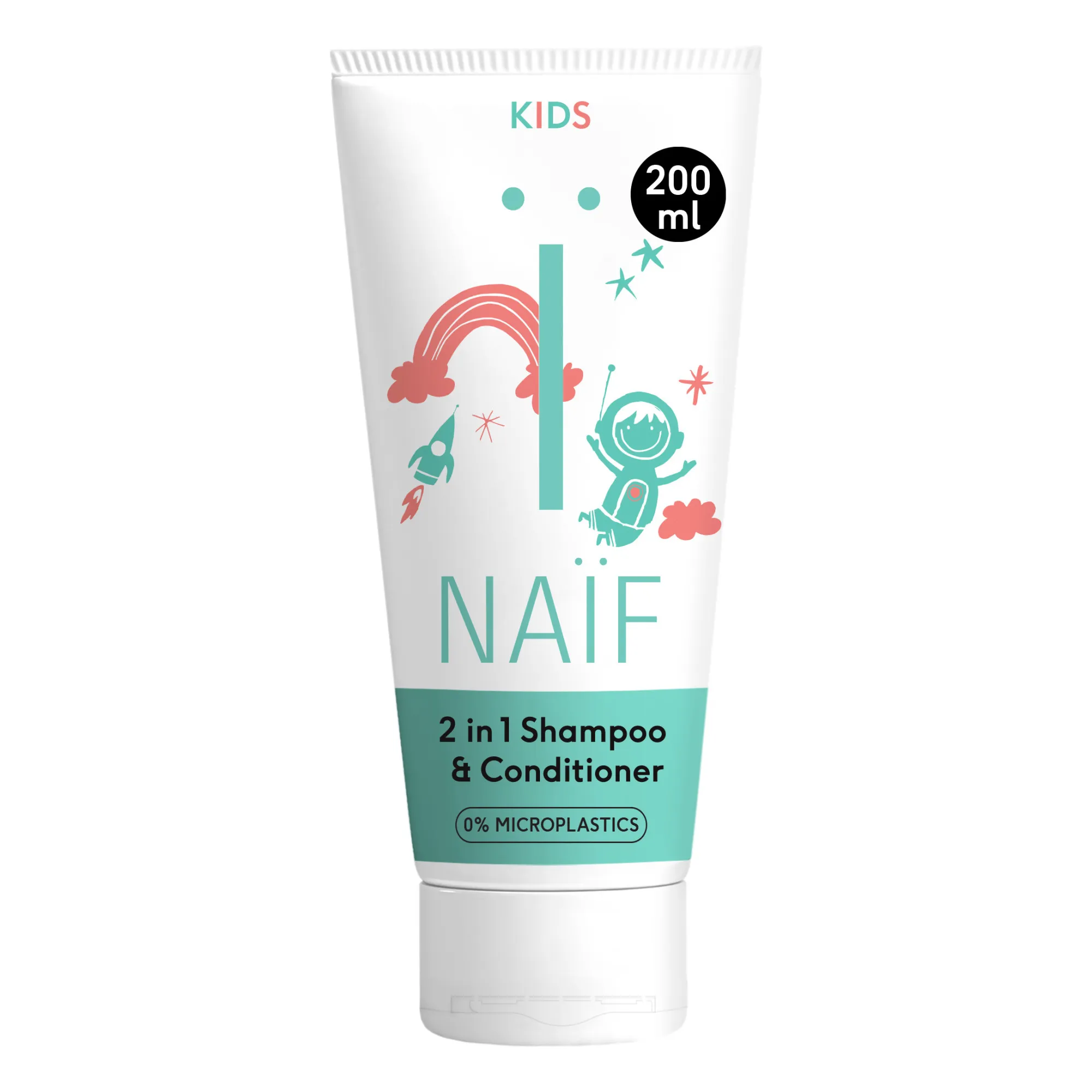 Naïf Natural Skincare Untinted 2-In-1 Children's Shampoo - 200 Ml