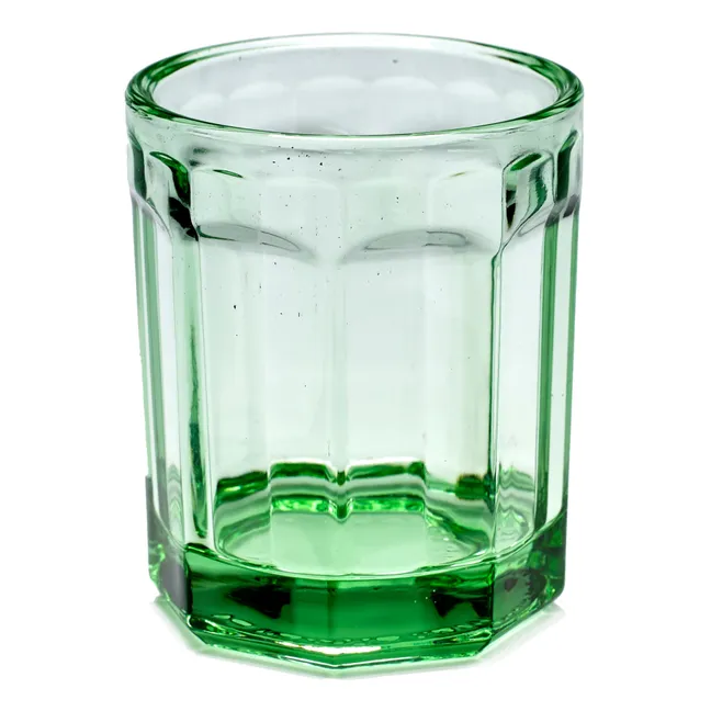 Vaso tintado transparente 22 cl Fish & Fish | Verde