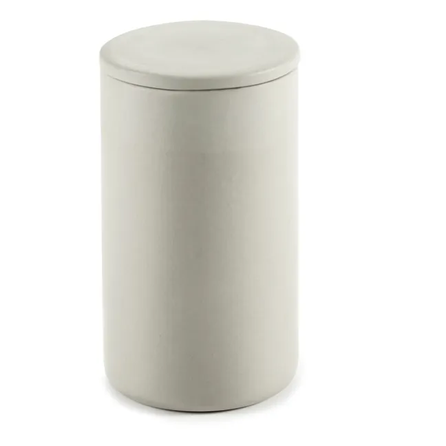 Round Container with Lid | Beige