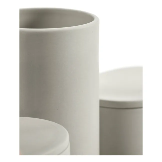 Round Container with Lid | Beige