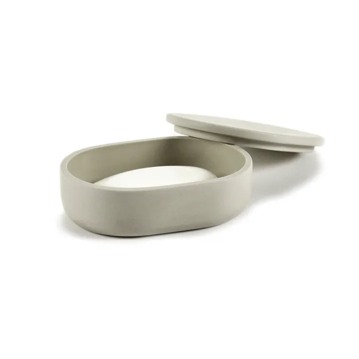 Boîte ovale avec couvercle | Vanille- Image produit n°3