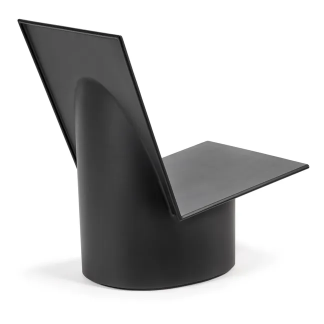 Sessel Valerie aus lackiertem Stahl | Schwarz