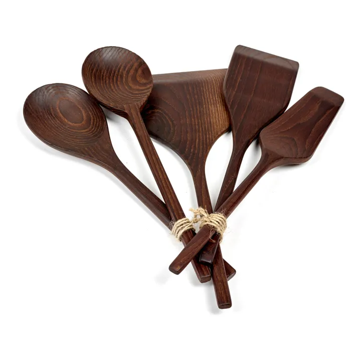 Outils de cuisine Pure en bois - Set de 5- Image produit n°3
