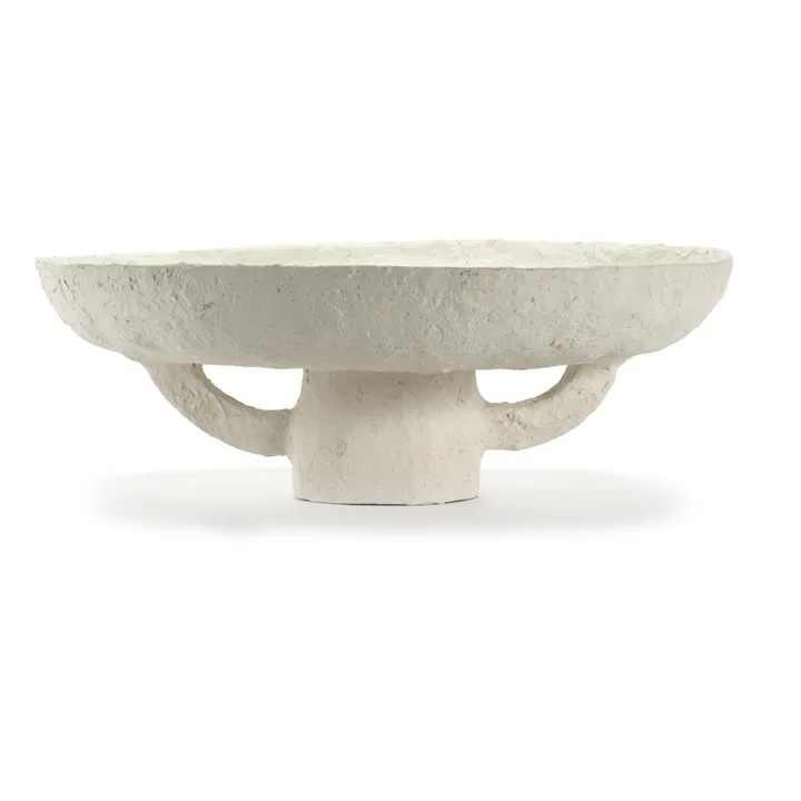 Plateau de présentation Earth en papier maché  | Blanc- Image produit n°3