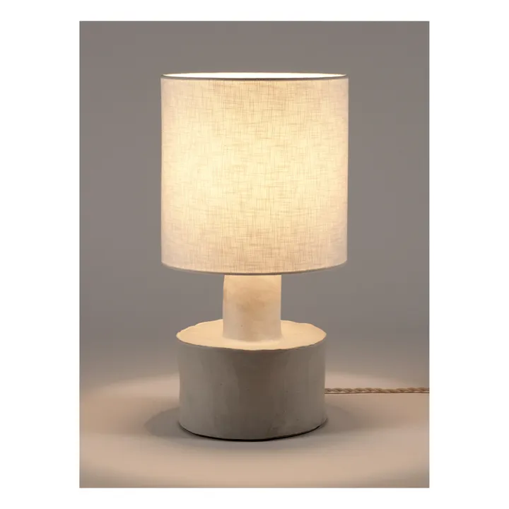 Lampe à poser Catherine en céramique | Blanc- Image produit n°5