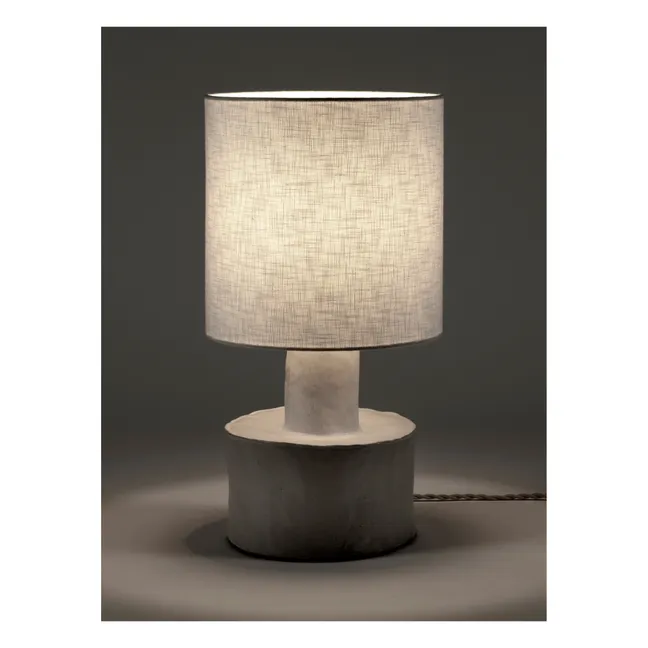 Catherine Ceramic Table Lamp | White