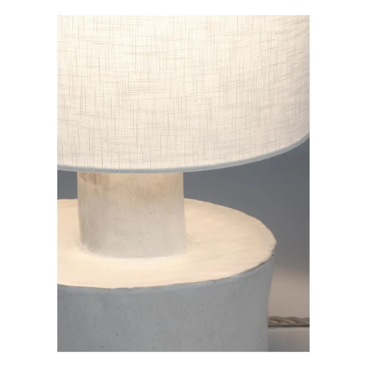 Lampe à poser Catherine en céramique | Blanc- Image produit n°7