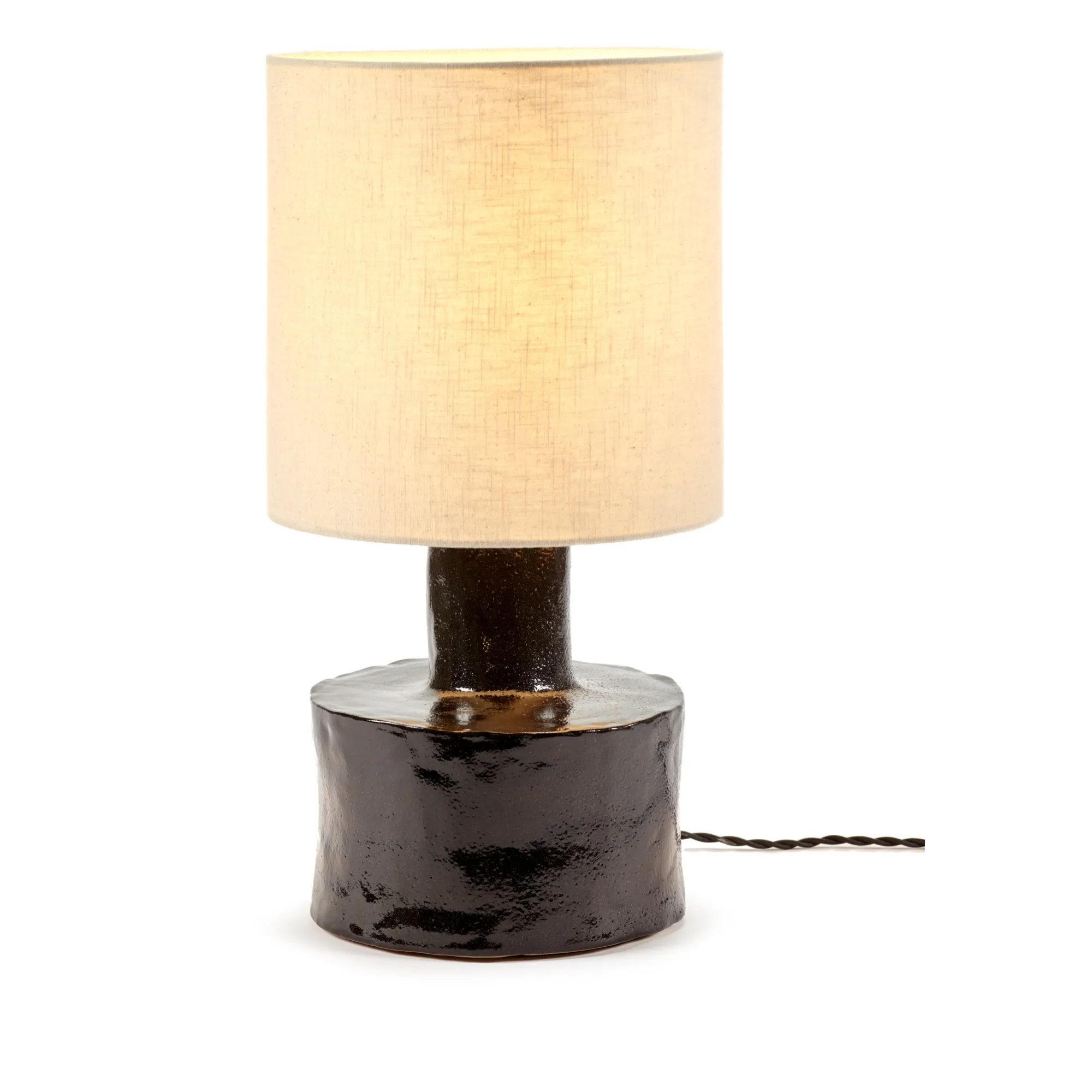 Serax Black Catherine Ceramic Table Lamp