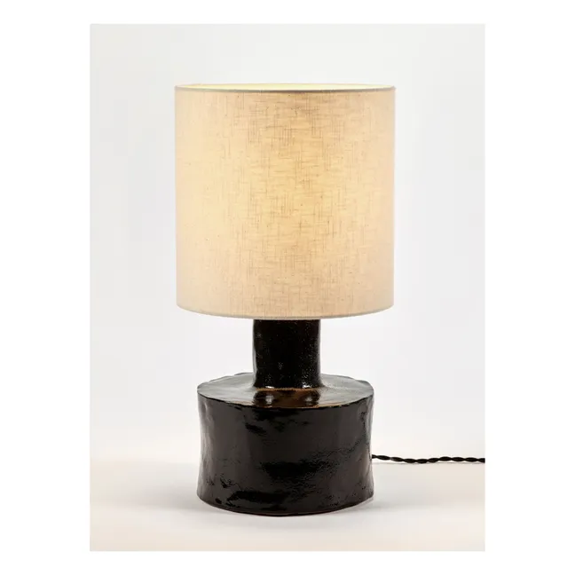 Catherine Ceramic Table Lamp | Black