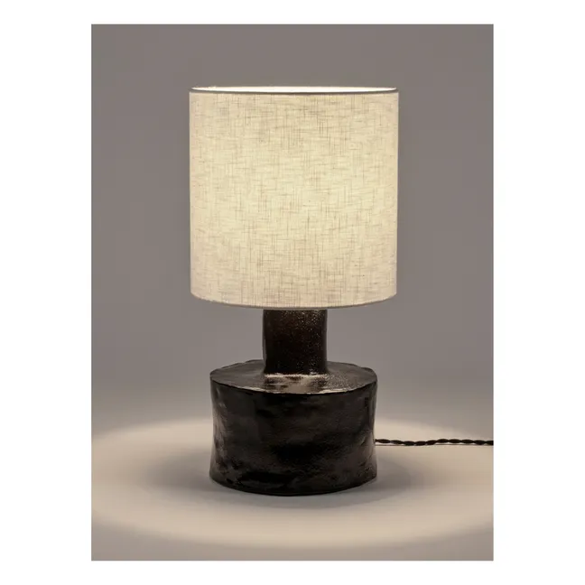 Catherine Ceramic Table Lamp | Black