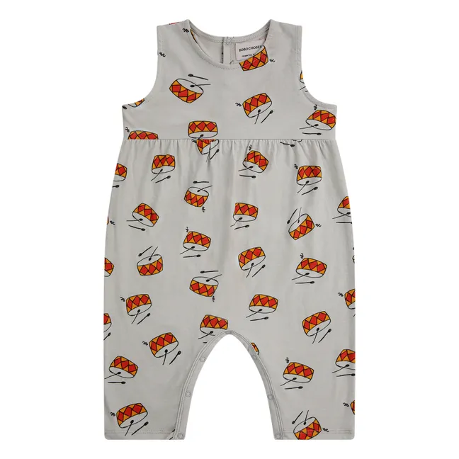 Organic cotton drums overalls | Grey