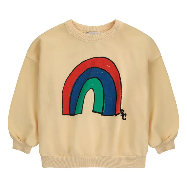 Sweatshirt Regenbogen | Gelb