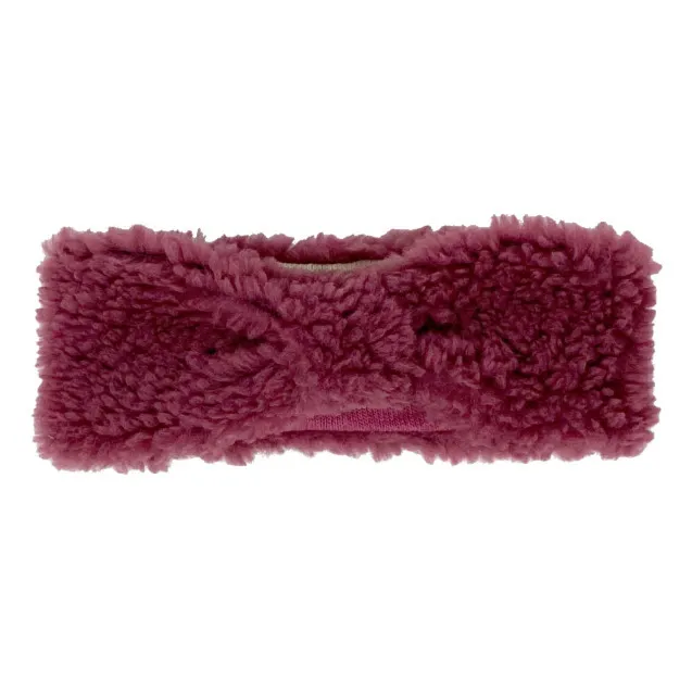 Headband Façon Fourrure | Rouge framboise