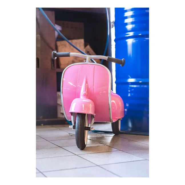 Scooter-Transporter aus Metall | Rosa