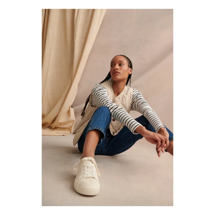 Veste Sans Manches Kelley | Ecru- Image produit n°3