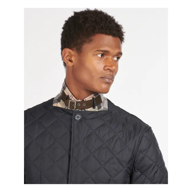 Sander Quilted Jacket | Navy blue