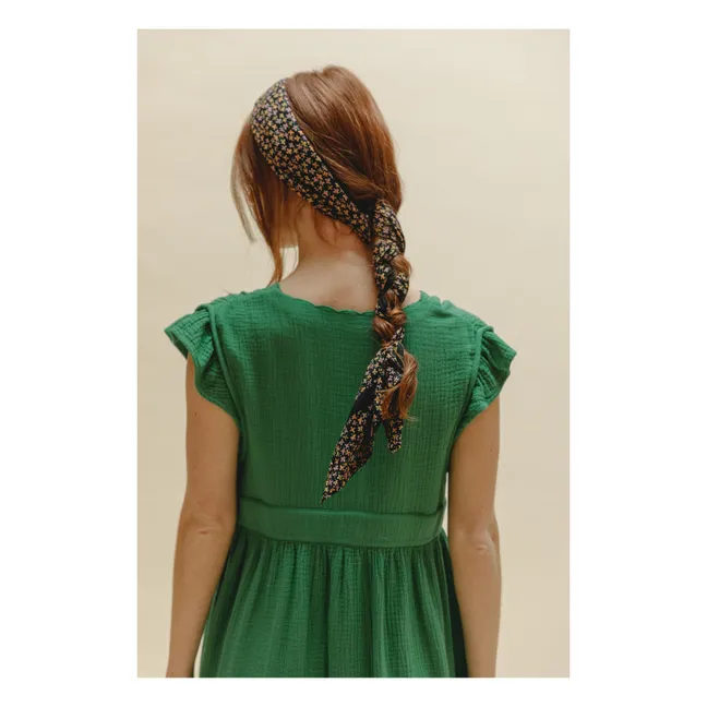 Zilvie Cotton Gauze Dress - Women's Collection | Green
