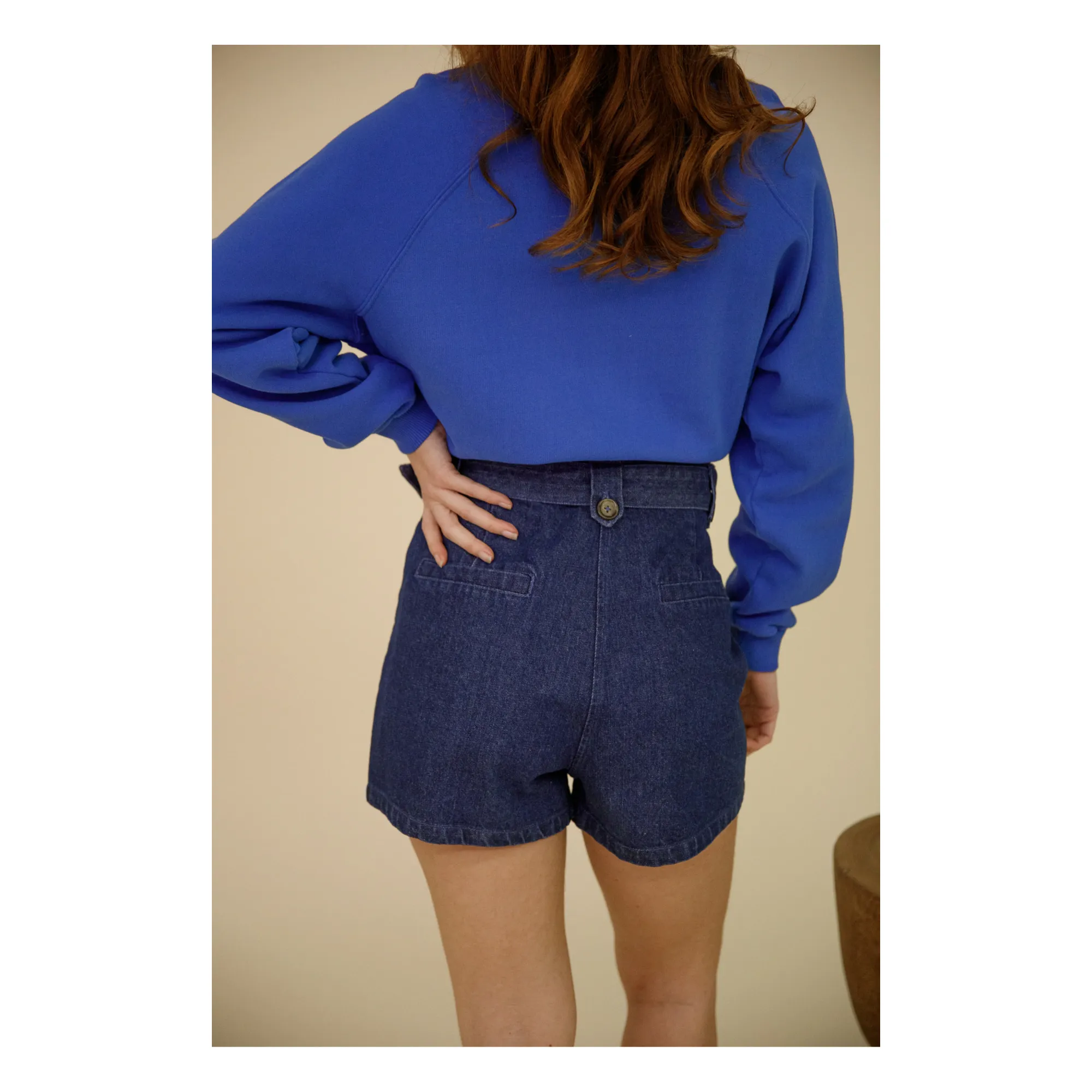 Emile Et Ida Women's Blue Zelina Denim Shorts - Collection