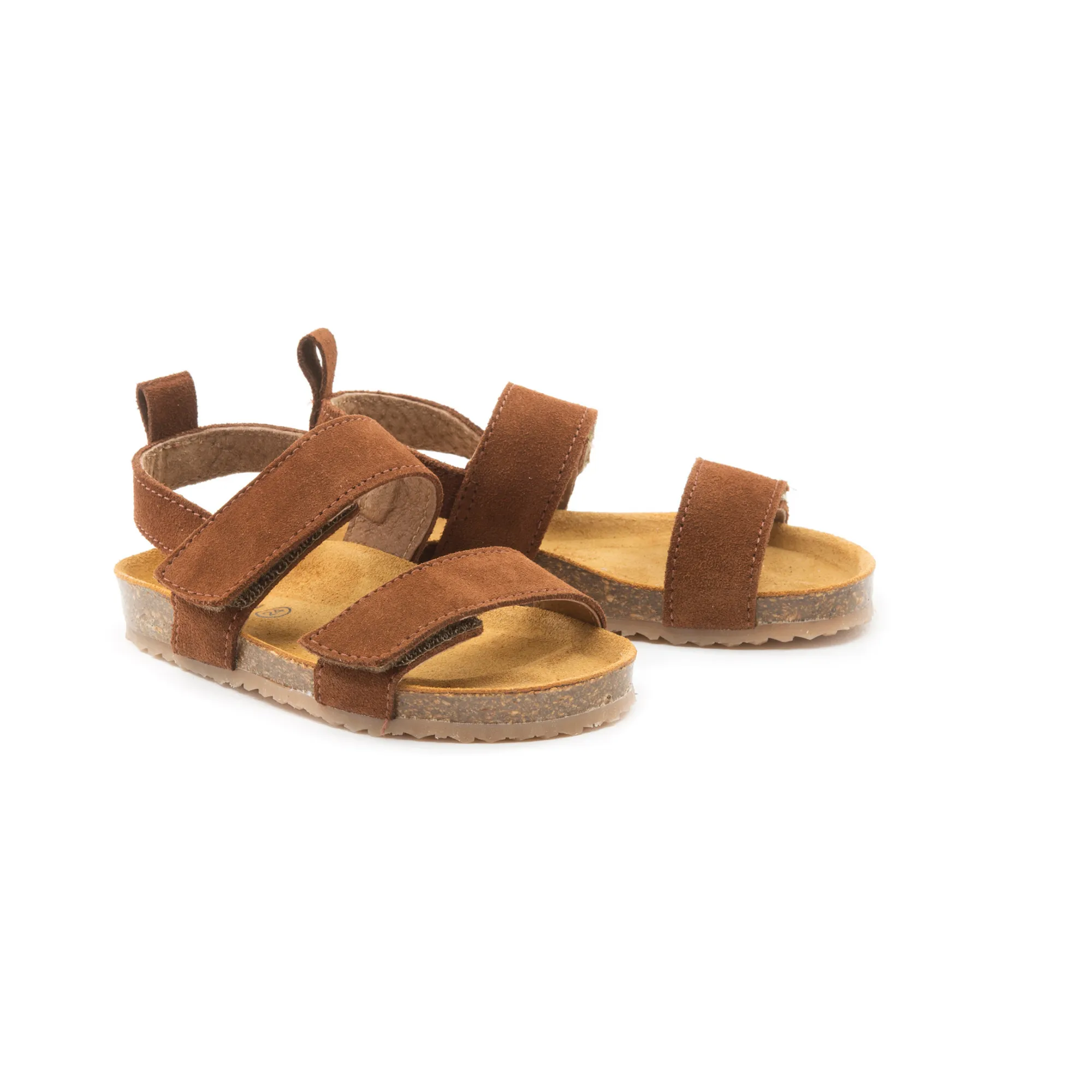 Pèpè Brown Two Con Me - Double Scratch Sandals