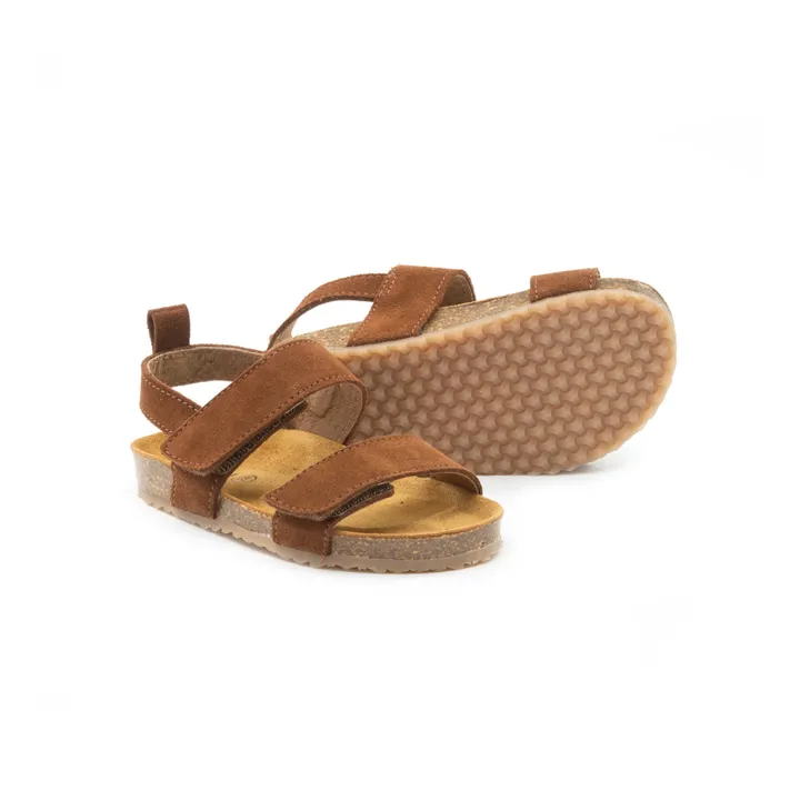 Two Con Me - Double Scratch Sandals | Brown- Product image n°1