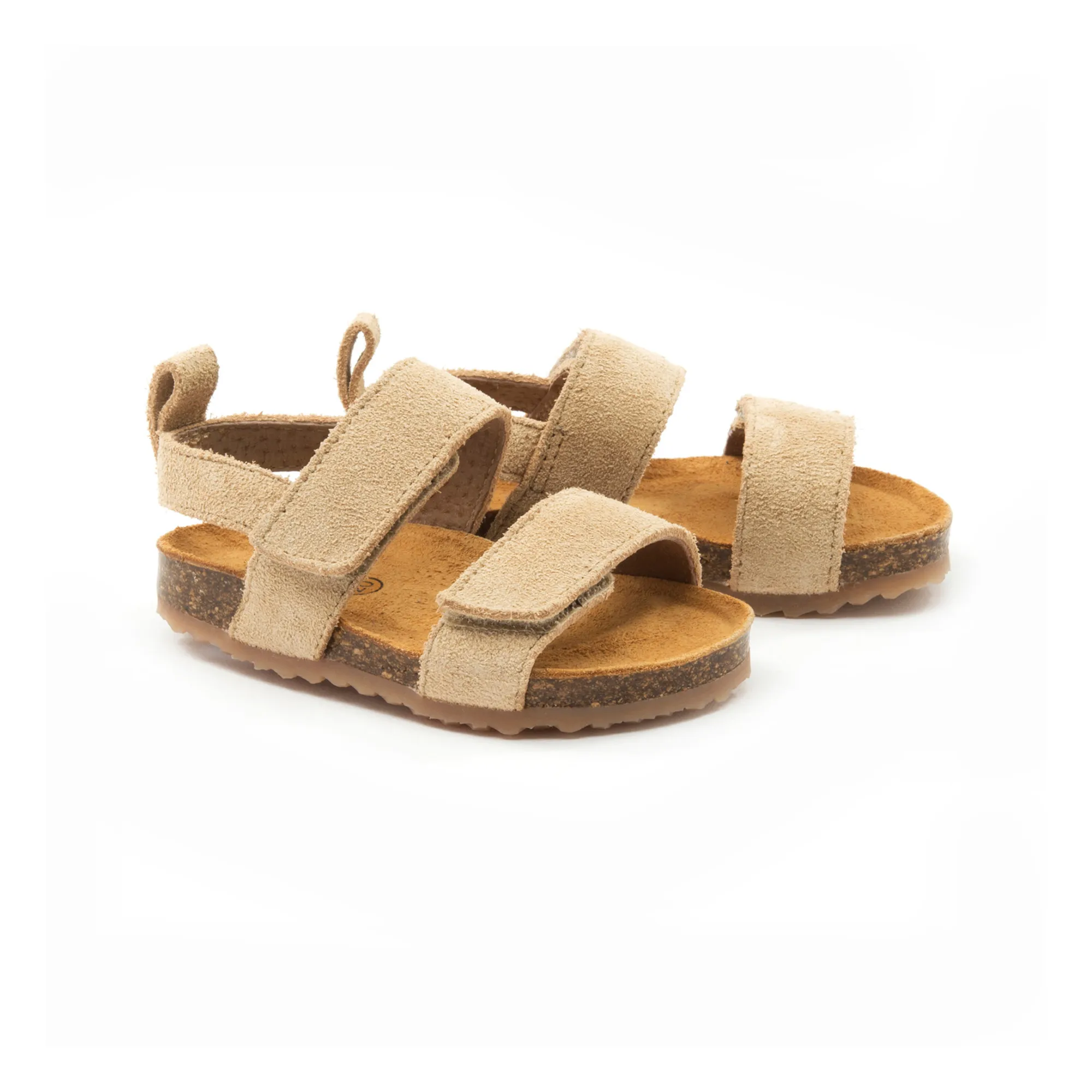 Pèpè Beige Two Con Me - Double Scratch Sandals