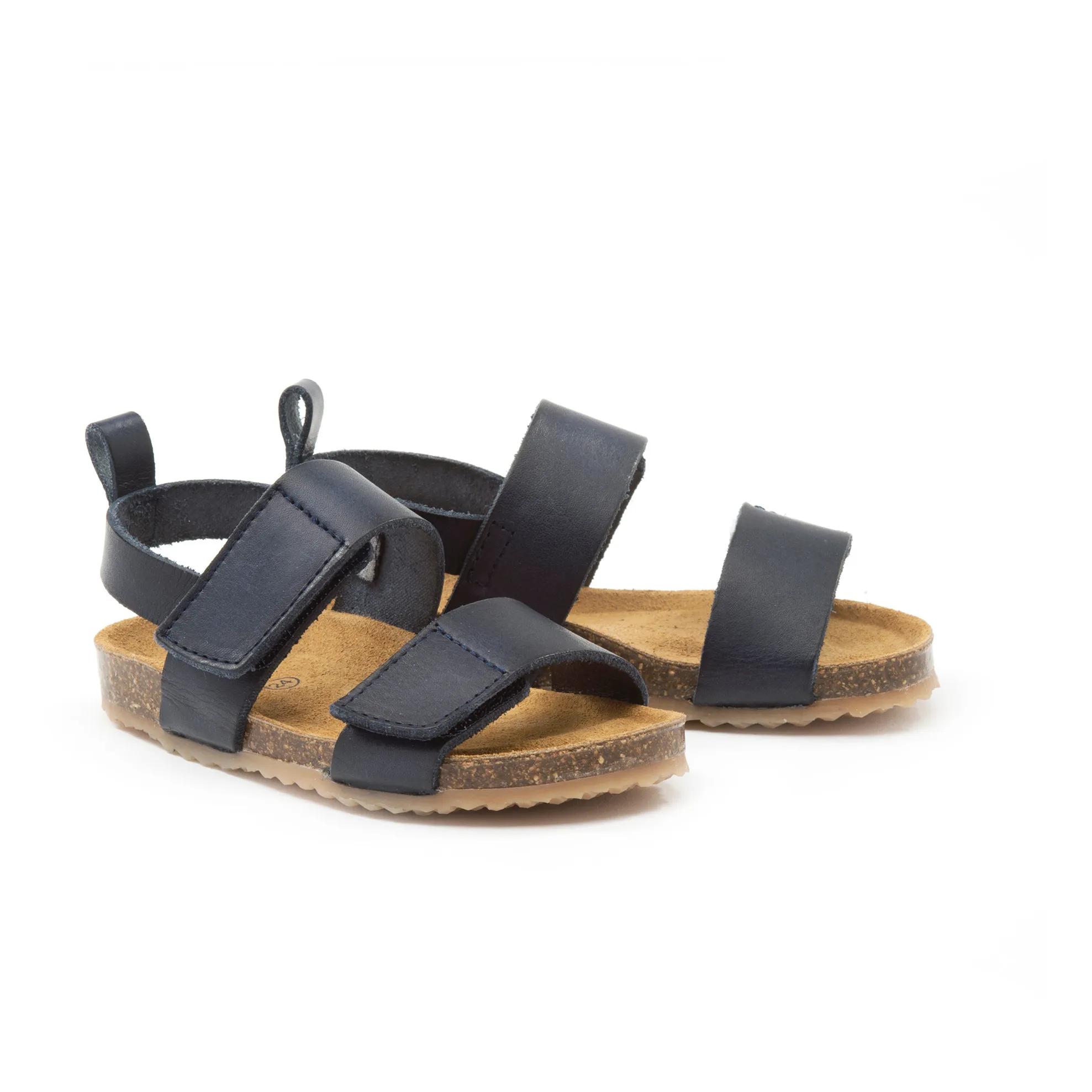 Pèpè Navy Blue Two Con Me - Double Scratch Sandals