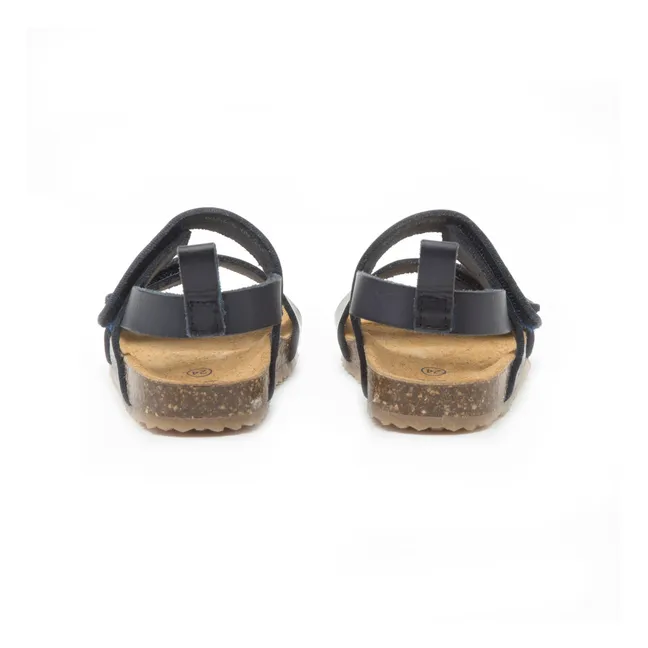 Two Con Me - Double Scratch Sandals | Navy blue